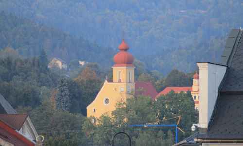Roksana Sikora - View of the Sisters of Saint Elizabeth Monastery with the Church of St. Joseph