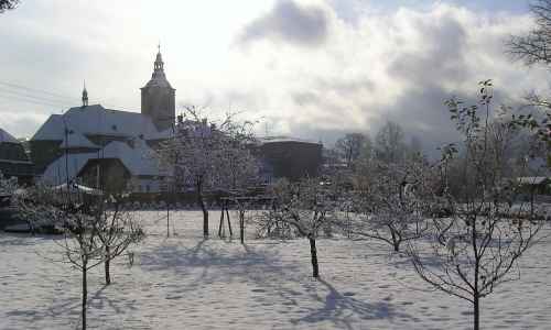 Jiří Vavřač - Winter view of the town centre
